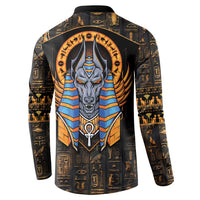 Egyptian Anubis Button Sweatshirt Ancient Egypt Culture LT9 - Wonder Print Shop