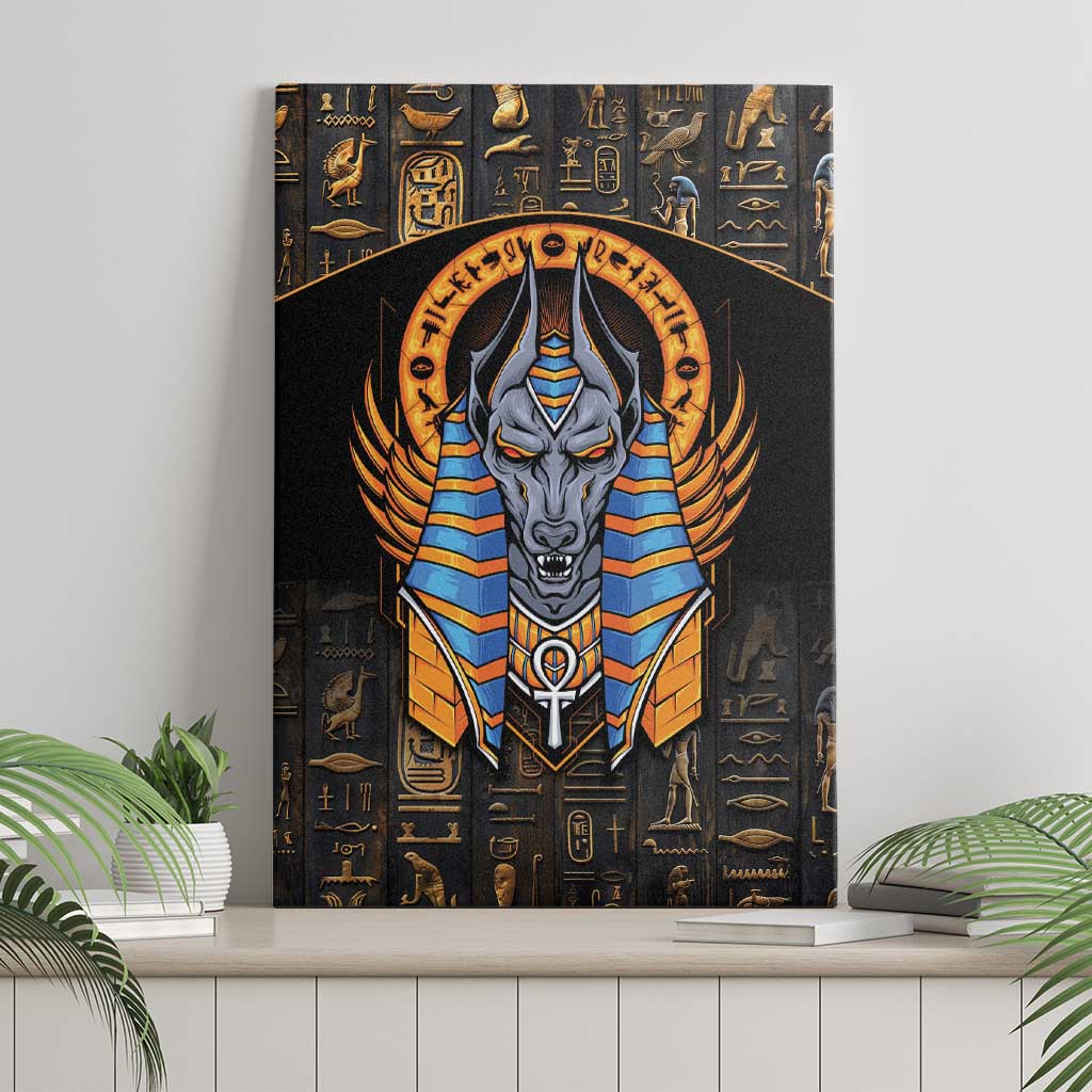 Egyptian Anubis Canvas Wall Art Ancient Egypt Culture LT9 - Wonder Print Shop