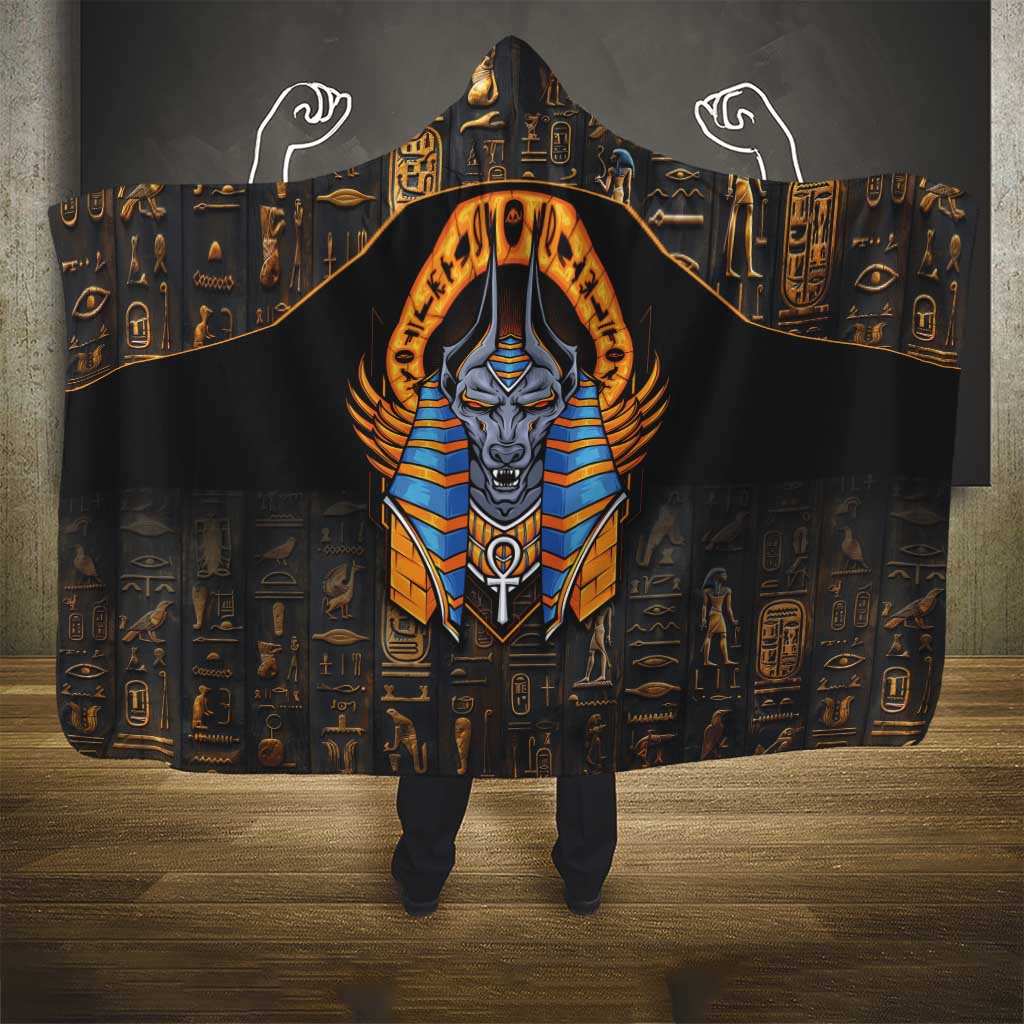 Egyptian Anubis Hooded Blanket Ancient Egypt Culture