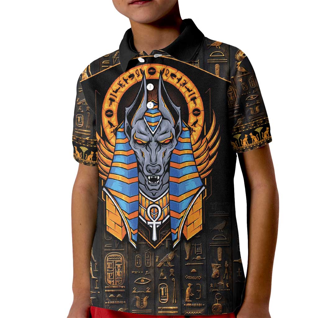 Egyptian Anubis Kid Polo Shirt Ancient Egypt Culture - Wonder Print Shop