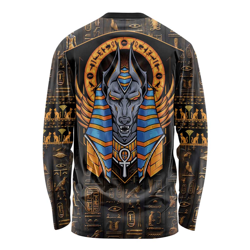 Egyptian Anubis Long Sleeve Shirt Ancient Egypt Culture - Wonder Print Shop