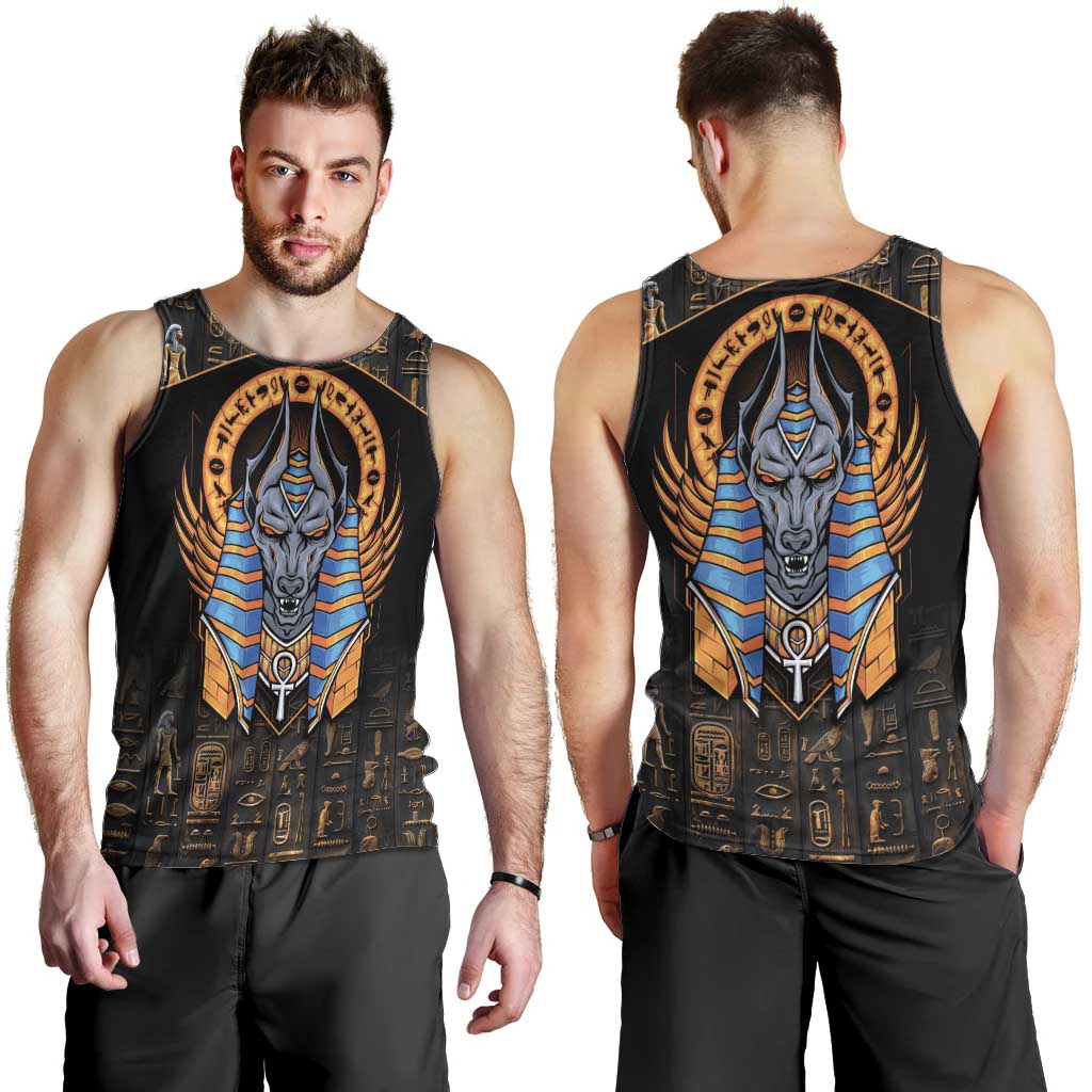 Egyptian Anubis Men Tank Top Ancient Egypt Culture - Wonder Print Shop