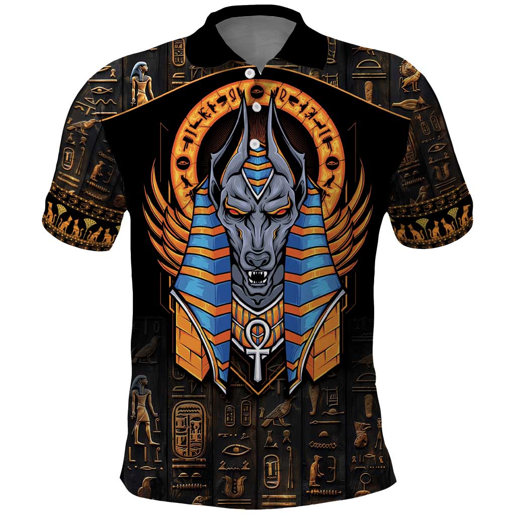 Egyptian Anubis Polo Shirt Ancient Egypt Culture - Wonder Print Shop