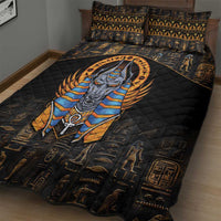 Egyptian Anubis Quilt Bed Set Ancient Egypt Culture - Wonder Print Shop