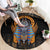 Egyptian Anubis Round Carpet Ancient Egypt Culture