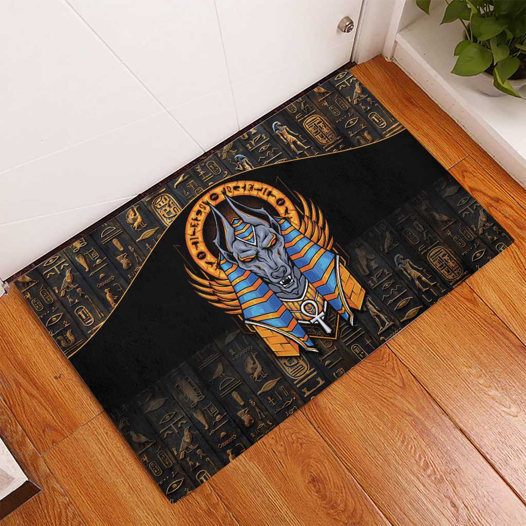 Egyptian Anubis Rubber Doormat Ancient Egypt Culture - Wonder Print Shop