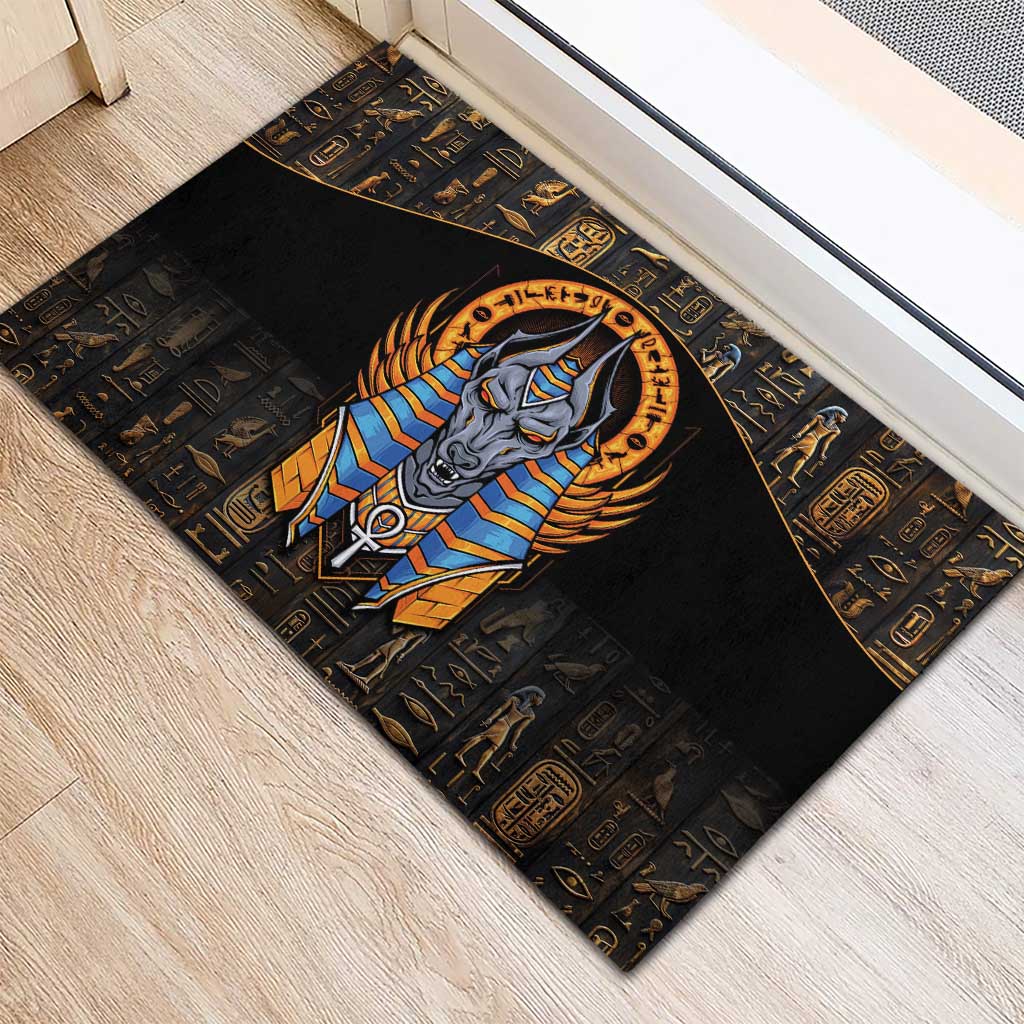 Egyptian Anubis Rubber Doormat Ancient Egypt Culture - Wonder Print Shop