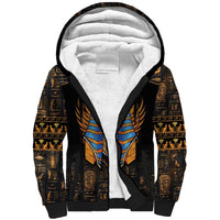 Egyptian Anubis Sherpa Hoodie Ancient Egypt Culture - Wonder Print Shop