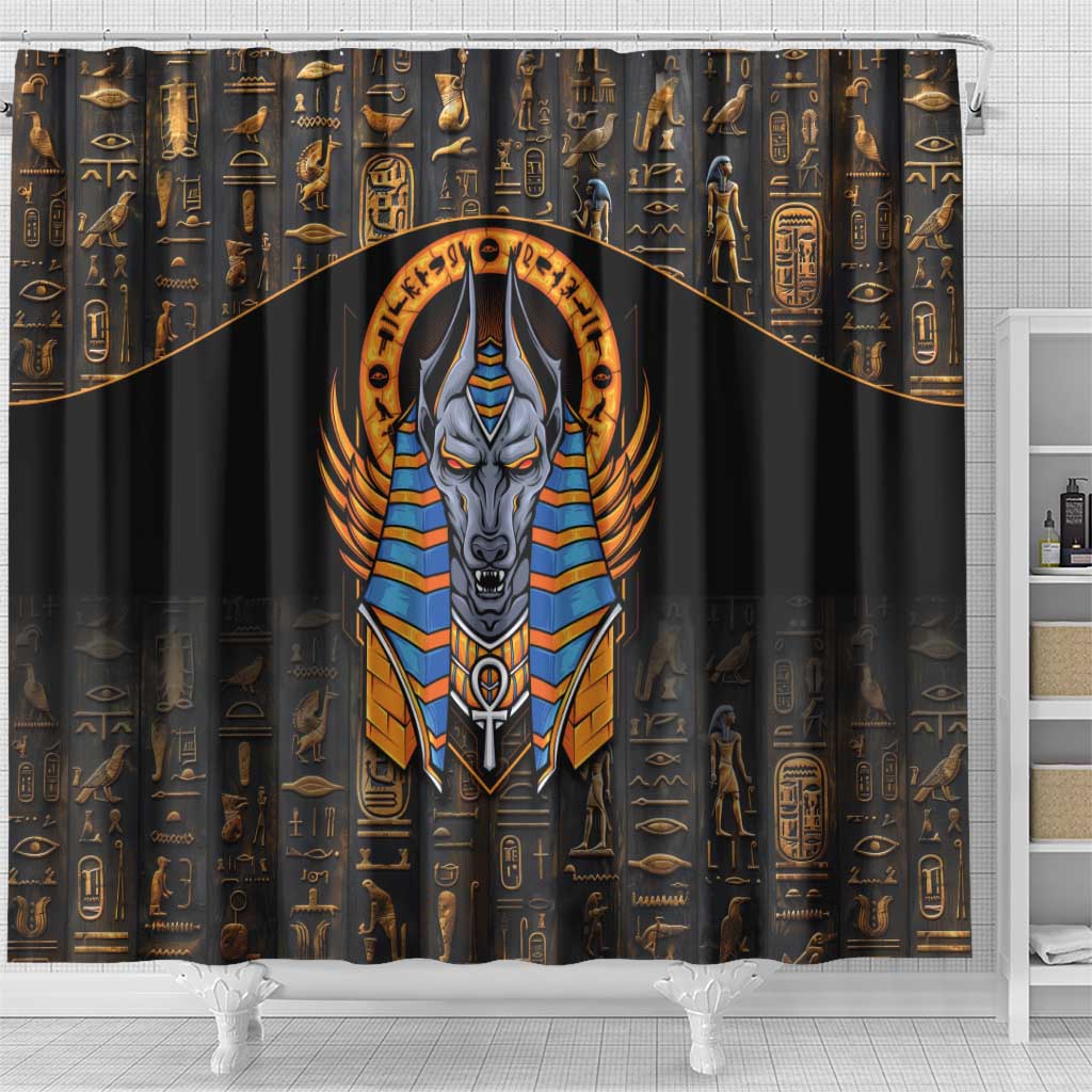 Egyptian Anubis Shower Curtain Ancient Egypt Culture