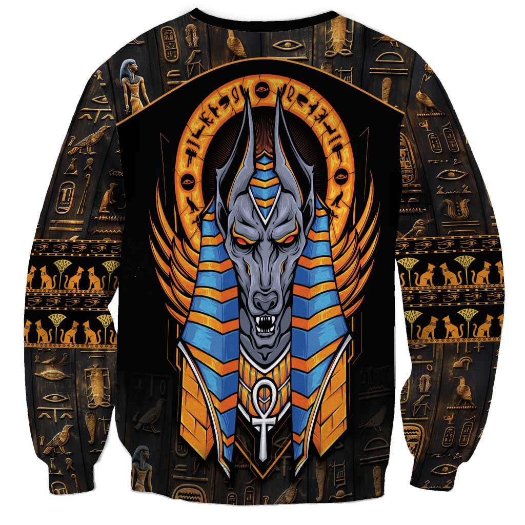 Egyptian Anubis Sweatshirt Ancient Egypt Culture - Wonder Print Shop