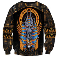 Egyptian Anubis Sweatshirt Ancient Egypt Culture - Wonder Print Shop