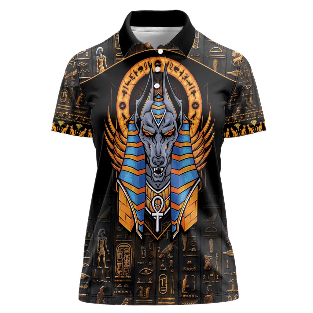 Egyptian Anubis Women Polo Shirt Ancient Egypt Culture - Wonder Print Shop