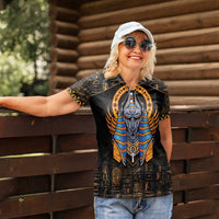 Egyptian Anubis Women Polo Shirt Ancient Egypt Culture - Wonder Print Shop