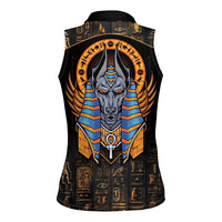 Egyptian Anubis Women Sleeveless Polo Shirt Ancient Egypt Culture - Wonder Print Shop