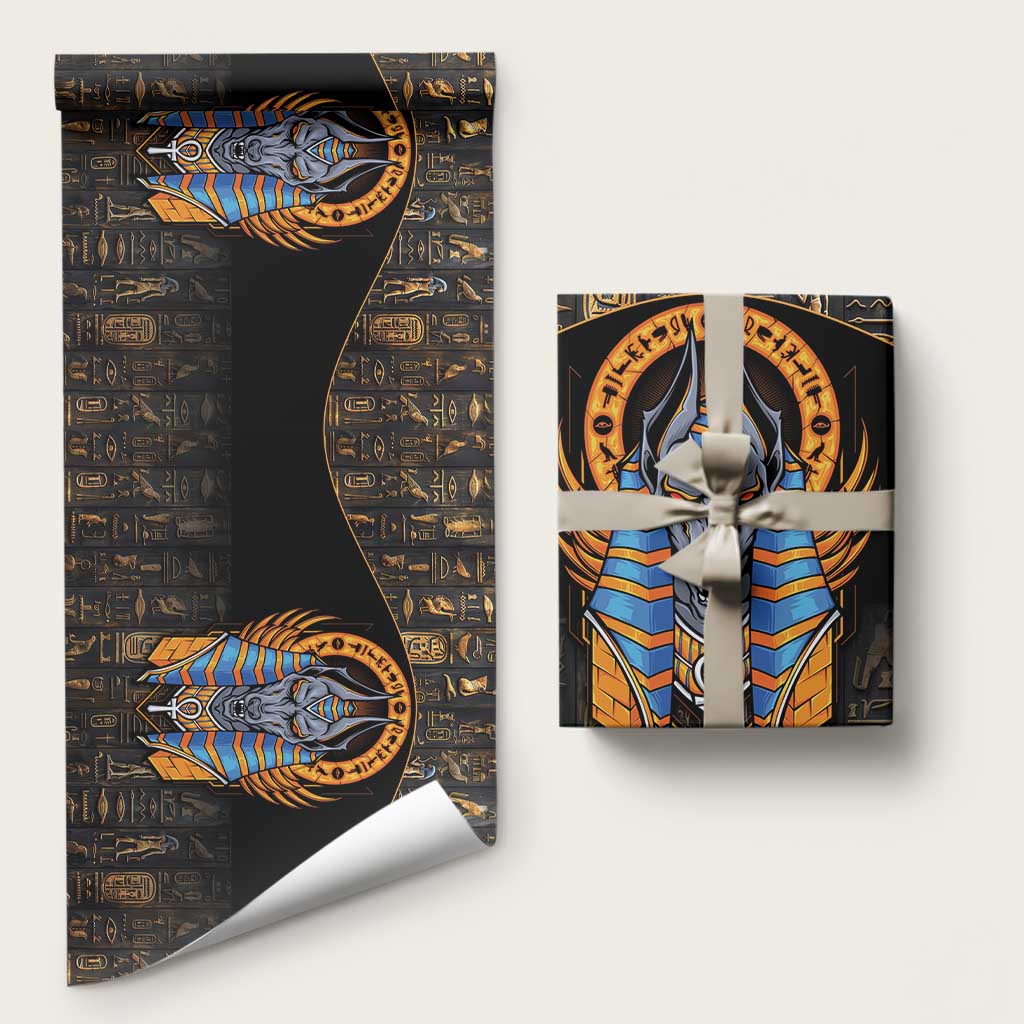 Egyptian Anubis Wrapping Paper Ancient Egypt Culture - Wonder Print Shop
