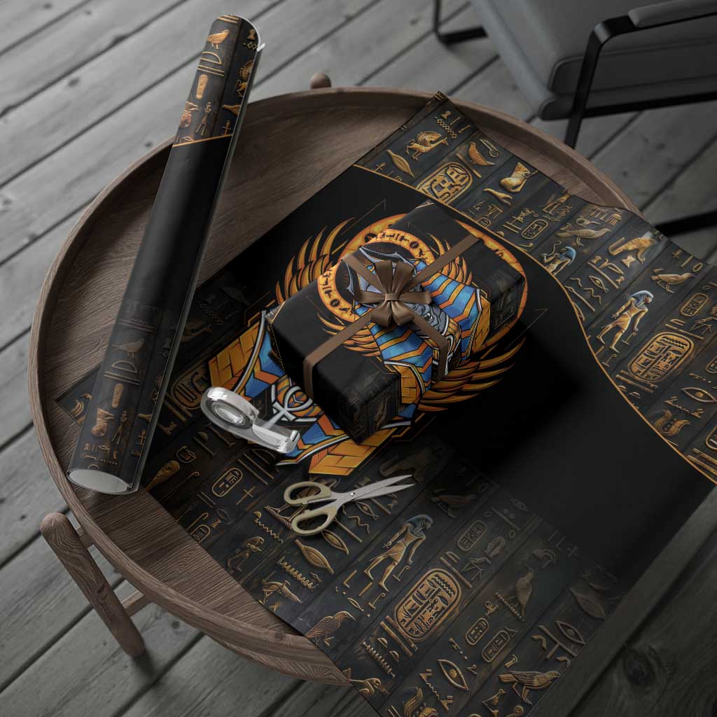 Egyptian Anubis Wrapping Paper Ancient Egypt Culture - Wonder Print Shop