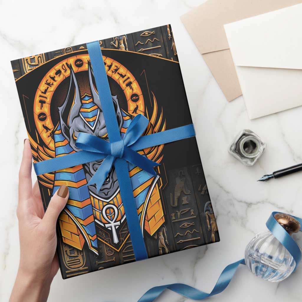 Egyptian Anubis Wrapping Paper Ancient Egypt Culture - Wonder Print Shop