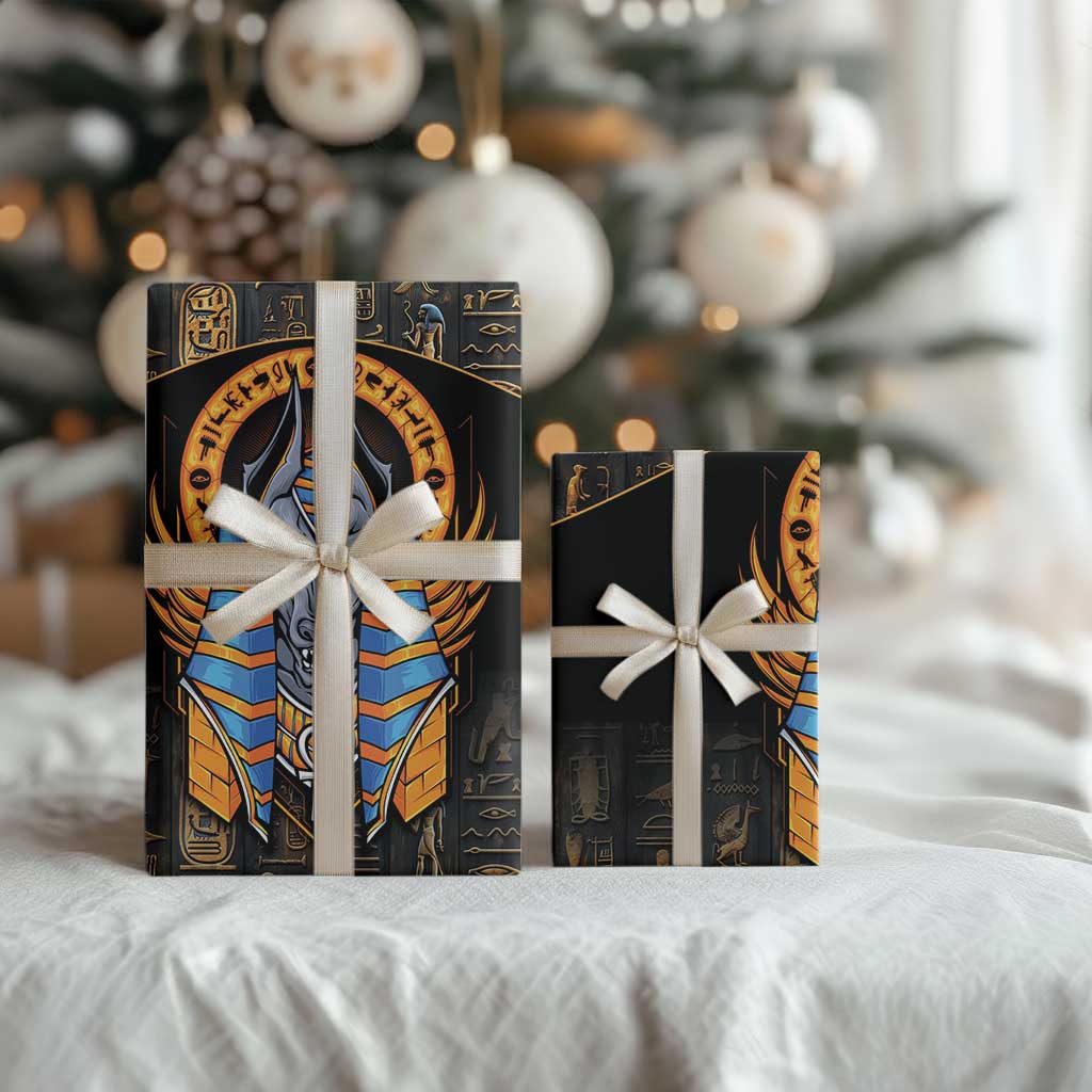 Egyptian Anubis Wrapping Paper Ancient Egypt Culture - Wonder Print Shop