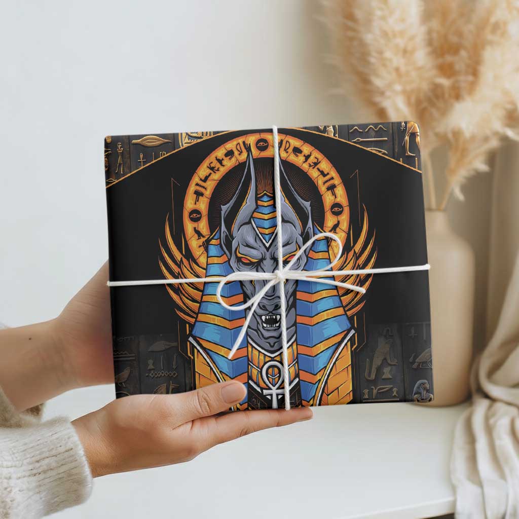 Egyptian Anubis Wrapping Paper Ancient Egypt Culture - Wonder Print Shop