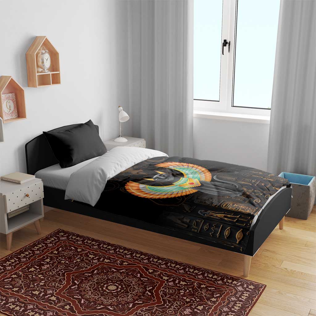 Winged Egypt Cats Bedding Set Ancient Egypt Culture LT9 - Wonder Print Shop