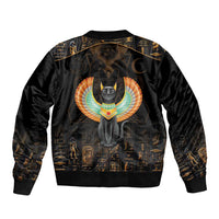 Winged Egypt Cats Bomber Jacket Ancient Egypt Culture LT9 - Wonder Print Shop