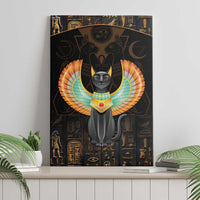 Winged Egypt Cats Canvas Wall Art Ancient Egypt Culture LT9 - Wonder Print Shop