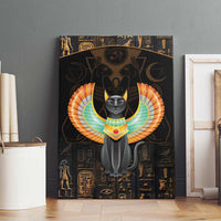 Winged Egypt Cats Canvas Wall Art Ancient Egypt Culture LT9 - Wonder Print Shop
