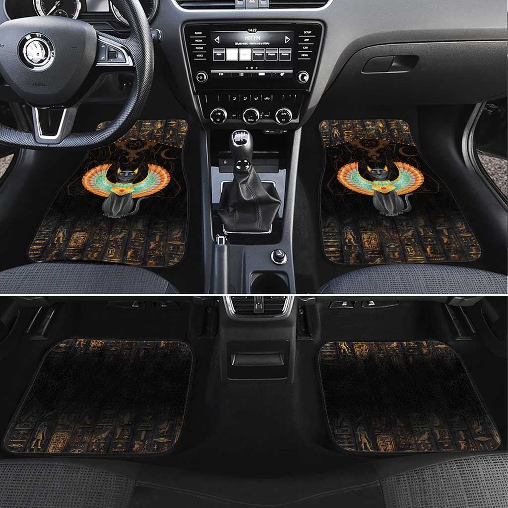Winged Egypt Cats Car Mats Ancient Egypt Culture LT9 - Wonder Print Shop