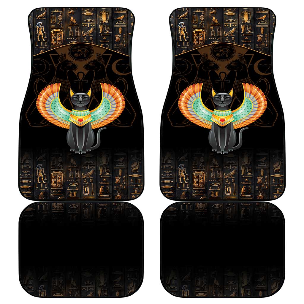 Winged Egypt Cats Car Mats Ancient Egypt Culture LT9 - Wonder Print Shop