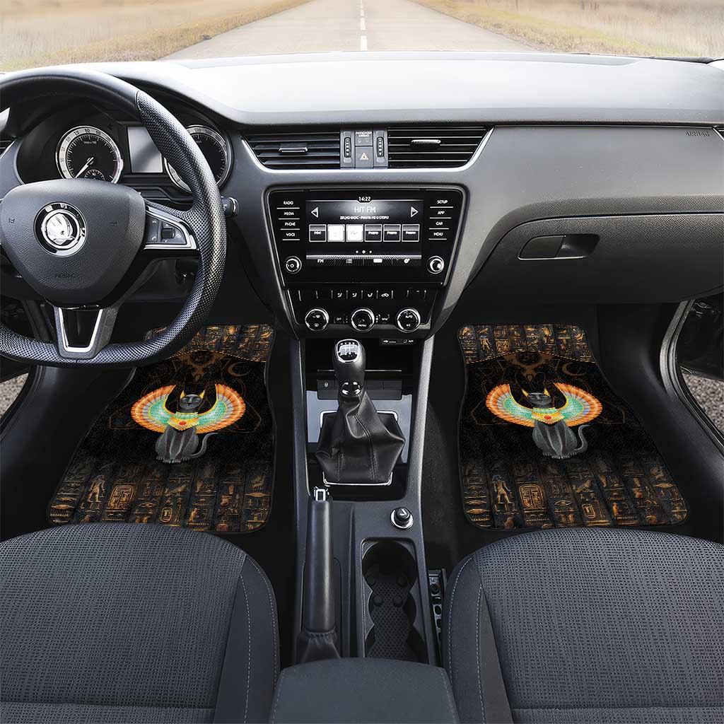 Winged Egypt Cats Car Mats Ancient Egypt Culture LT9 - Wonder Print Shop