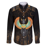 Winged Egypt Cats Family Matching Puletasi and Hawaiian Shirt Ancient Egypt Culture - Wonder Print Shop