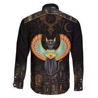 Winged Egypt Cats Family Matching Puletasi and Hawaiian Shirt Ancient Egypt Culture - Wonder Print Shop