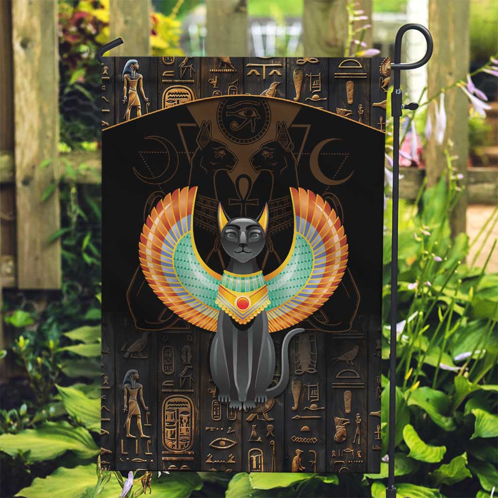 Winged Egypt Cats Garden Flag Ancient Egypt Culture - Wonder Print Shop
