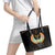 Winged Egypt Cats Leather Tote Bag Ancient Egypt Culture - Wonder Print Shop