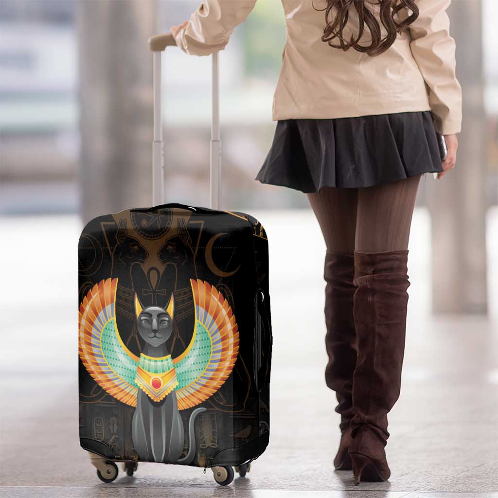 Winged Egypt Cats Luggage Cover Ancient Egypt Culture - Wonder Print Shop