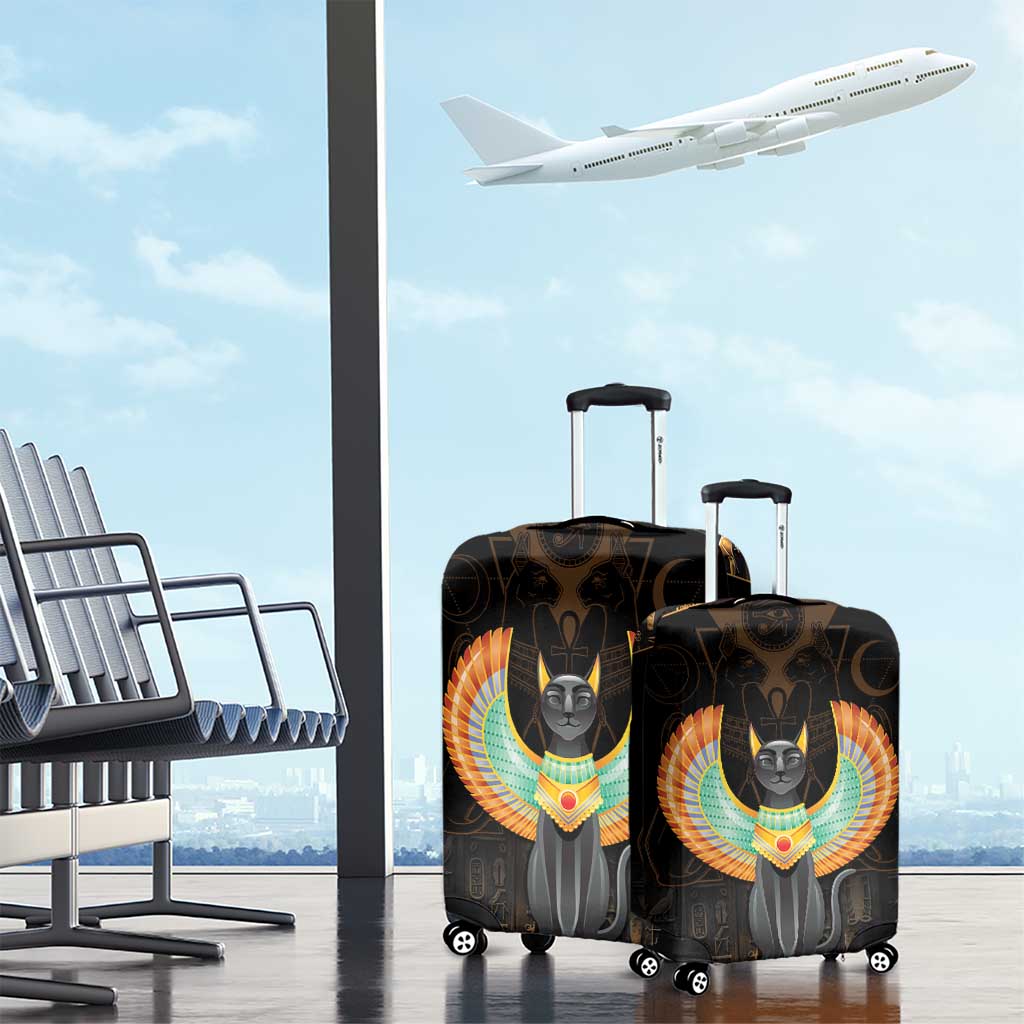 Winged Egypt Cats Luggage Cover Ancient Egypt Culture - Wonder Print Shop