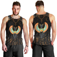Winged Egypt Cats Men Tank Top Ancient Egypt Culture - Wonder Print Shop