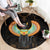 Winged Egypt Cats Round Carpet Ancient Egypt Culture