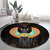 Winged Egypt Cats Round Carpet Ancient Egypt Culture