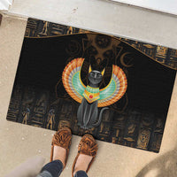 Winged Egypt Cats Rubber Doormat Ancient Egypt Culture - Wonder Print Shop