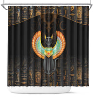 Winged Egypt Cats Shower Curtain Ancient Egypt Culture