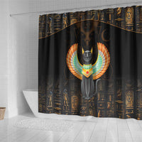 Winged Egypt Cats Shower Curtain Ancient Egypt Culture