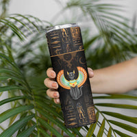 Winged Egypt Cats Skinny Tumbler Ancient Egypt Culture - Wonder Print Shop