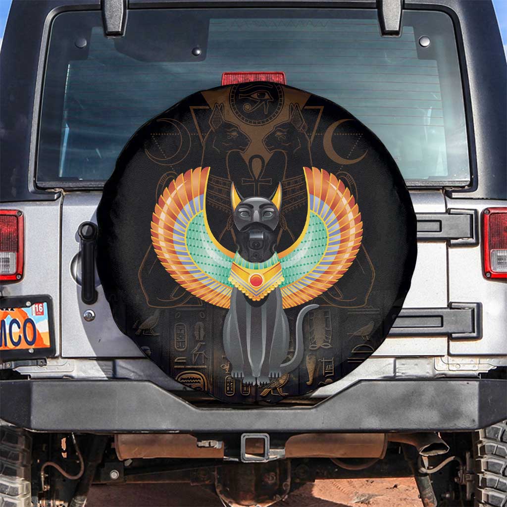 Winged Egypt Cats Spare Tire Cover Ancient Egypt Culture - Wonder Print Shop