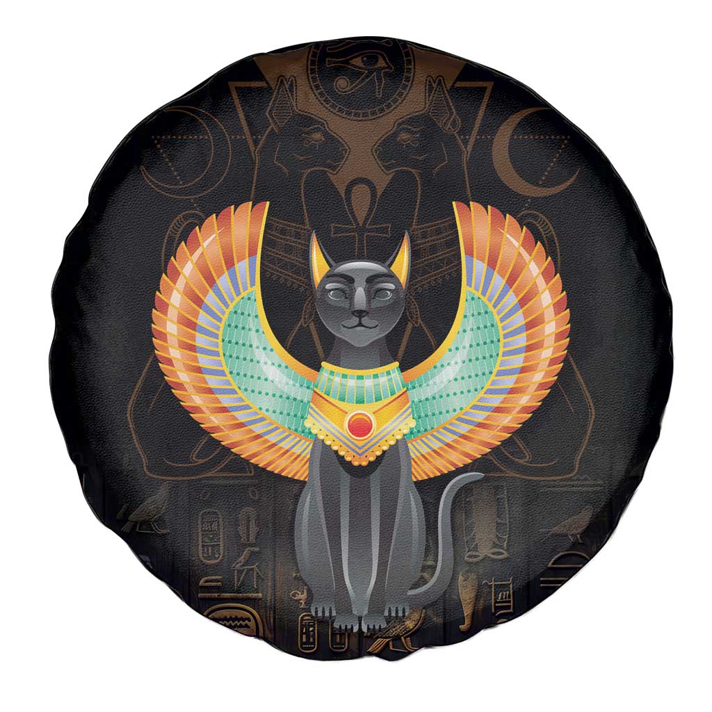 Winged Egypt Cats Spare Tire Cover Ancient Egypt Culture - Wonder Print Shop