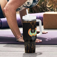 Winged Egypt Cats Tumbler With Handle Ancient Egypt Culture - Wonder Print Shop