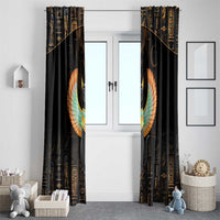 Winged Egypt Cats Window Curtain Ancient Egypt Culture - Wonder Print Shop