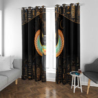 Winged Egypt Cats Window Curtain Ancient Egypt Culture - Wonder Print Shop