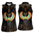 Winged Egypt Cats Women Sleeveless Polo Shirt Ancient Egypt Culture - Wonder Print Shop