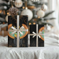 Winged Egypt Cats Wrapping Paper Ancient Egypt Culture - Wonder Print Shop
